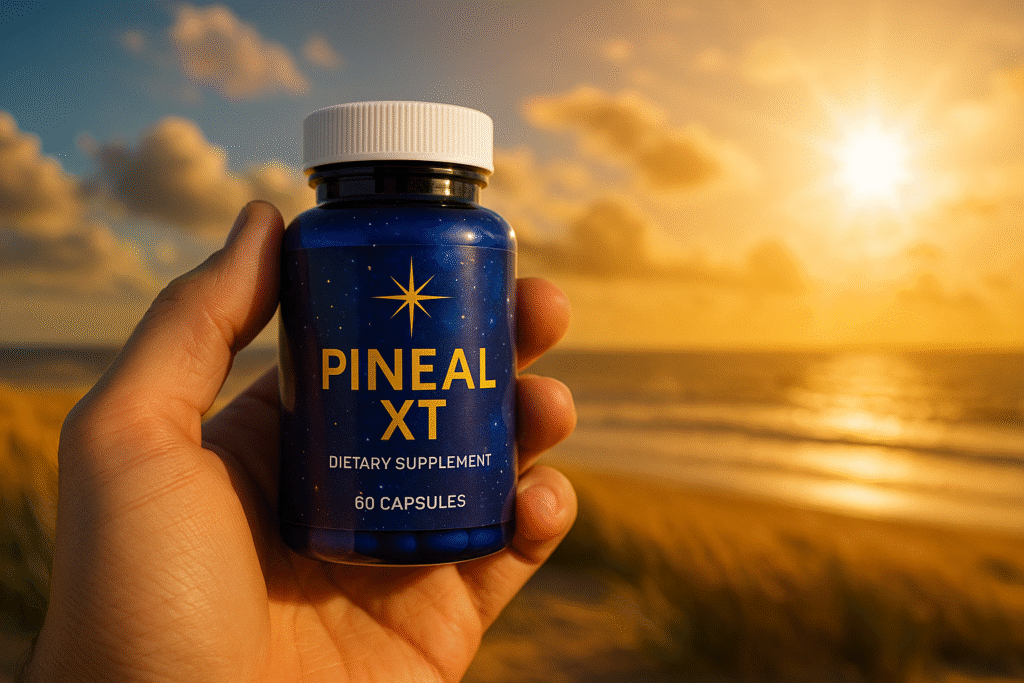 Pineal xt supplement for pineal gland activation and calm scene for dopamine or habit-related context